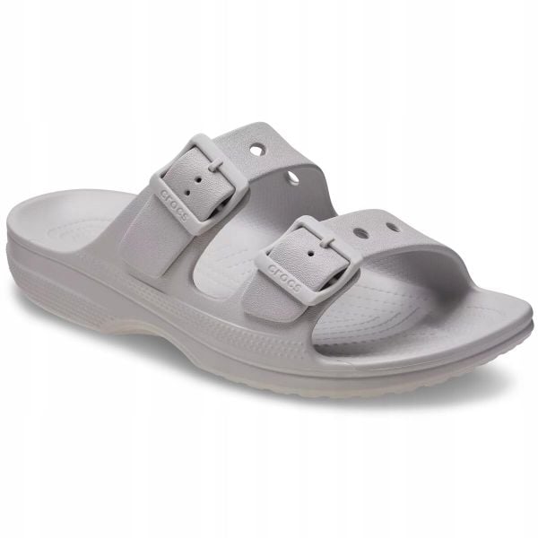 Klapki Dla Dorosłych Crocs Saturday Sandal. Szare klapki Crocs, z materiału. Za 199.99 zł.