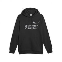 Bluza sportowa męska Puma 67594601. Czarne bluzy z kapturem Puma, m, bez wzorów, z bawełny, z kapturem. Za 339.99 zł.