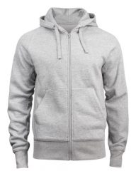 Clique Bluza Harper z kapturem na zamek z mieszanki bawełny – grey melange. Szare bluzy z kapturem CLIQUE, xl, bez wzorów, z bawełny, z kapturem. Za 301.36 zł.