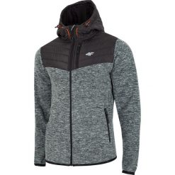 Polar męski PLM002 - średni szary melanż. Bluzy z polaru marki 4F. Za 169.99 zł.