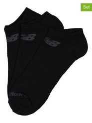 New Balance Skarpety (3 pary) w kolorze czarnym rozmiar: L. Czarne skarpety New Balance, bez wzorów, ze splotem. Za 37.30 zł.
