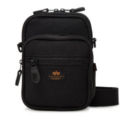 Saszetka Alpha Industries. Czarne saszetki i nerki Alpha Industries, bez wzorów. Za 109.99 zł.