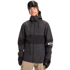 Kurtka do sportów zimowych techniczna dla Mężczyzn HIGH IN THE HOOD. Czarne kurtki narciarskie i snowboardowe Quiksilver, m, bez wzorów, z materiału, narciarskie. Za 900.40 zł.