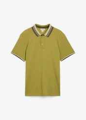 Koszulka polo z piki z czystej bawełny organicznej. Czerwone koszulki polo bonprix, m, bez wzorów, z bawełny, bez kołnierzyka, bez ramiączek. Za 69.99 zł.