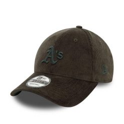 Czapka z daszkiem męska 9FORTY Oakland Athletics MLB Cord Cap. Zielone czapki z daszkiem New Era, bez wzorów, z bawełny. Za 125.00 zł.