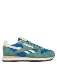 Reebok Sneakersy SS-CLASSIC LEATHER 100245034 Zielony. Zielone buty sportowe casual Reebok, bez wzorów, ze skóry, bez zapięcia. Za 329.99 zł.