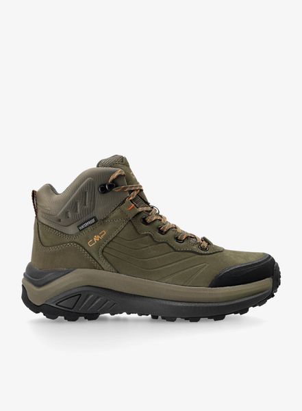 Buty turystyczne męskie CMP Juukat Mid WP. Zielone buty turystyczne CMP, bez wzorów, z gumy, bez zapięcia, trekkingowe. Za 401.49 zł.