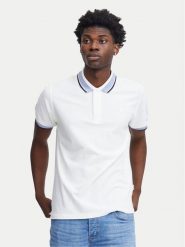 Blend Polo 20716479 Biały Regular Fit. Białe koszulki polo Blend, m, bez wzorów, z bawełny, bez kołnierzyka, bez ramiączek. Za 59.99 zł.