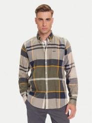 Barbour Koszula Dunoon MSH4980TN16 Zielony Regular Fit. Zielone koszule Barbour, m, bez wzorów, z bawełny, bez kołnierzyka, bez ramiączek. Za 419.99 zł.