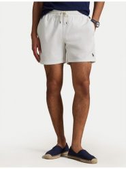 Polo Ralph Lauren Szorty kąpielowe 710957782014 Biały Classic Fit. Białe kąpielówki Polo Ralph Lauren, m, bez wzorów, z syntetyku. Za 369.99 zł.