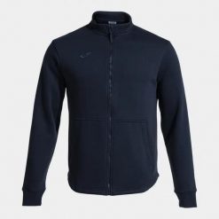 Kurtka z dresu Joma Confort IV. Niebieskie kurtki Joma, xl, bez wzorów, z bawełny, bez kaptura. Za 341.00 zł.