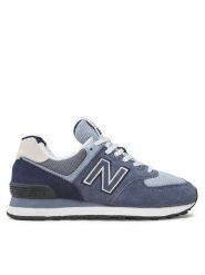 New Balance Sneakersy U574N2 Niebieski. Niebieskie buty sportowe casual New Balance, bez wzorów, ze skóry, bez zapięcia. Za 279.99 zł.