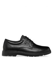 Geox Półbuty U Spherica Ec1 B Abx U46HNB 00043 C9999 Czarny. Czarne eleganckie półbuty Geox, bez wzorów, ze skóry, bez obcasa, bez zapięcia. Za 679.99 zł.