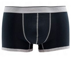 Majtki, Bokserki, Męskie, Elastyczne, Obcisłe, Granatowo-Szare -Pako Jeans. Niebieskie bokserki Pako Jeans, m, bez wzorów, z bawełny. Za 33.00 zł.