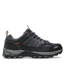 Trekkingi CMP. Czarne buty trekkingowe CMP, bez wzorów, bez zapięcia. Za 449.99 zł.