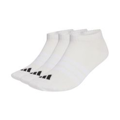Skarpety adidas Thin&Light Essentials Low Cut 3-pack. Białe skarpety Adidas, bez wzorów, z bawełny. Za 44.95 zł.
