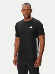Adidas T-Shirt Workout Essentials Base 3-Stripes KA3452 Czarny Regular Fit. Czarne t-shirty sportowe Adidas, bez wzorów, z syntetyku, bez ramiączek, na fitness i siłownię. Za 109.99 zł.