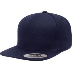 Czapka Flexfit Premium 5-Panel. Niebieskie czapki z daszkiem FLEXFIT, bez wzorów. Za 141.50 zł.