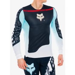 Bluza rowerowa męska Fox Flexair LS Jersey Elevated. Żółte bluzy FOX, m, bez wzorów, z jersey, bez kaptura. Za 308.99 zł.