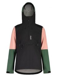 Maloja Kurtka funkcyjna "RinzinU. Puzzle" w kolorze czarno-jasnoróżowo-zielonym rozmiar: L. Czarne kurtki outdoor i hardshell Maloja, l, bez wzorów, bez kaptura. Za 404.10 zł.