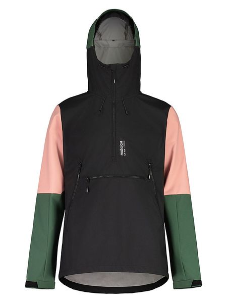 Maloja Kurtka funkcyjna "RinzinU. Puzzle" w kolorze czarno-jasnoróżowo-zielonym rozmiar: XL. Czarne kurtki outdoor i hardshell Maloja, xl, bez wzorów, bez kaptura. Za 340.99 zł.