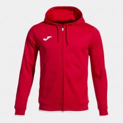 Bluza dresowa z kapturem Joma Olimpiada. Czerwone bluzy z kapturem Joma, m, bez wzorów, z dresówki, z kapturem. Za 294.00 zł.
