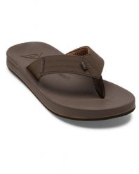 Klapki plażowe dla Mężczyzn RIVI. Brązowe klapki Quiksilver, z gumy. Za 179.99 zł.