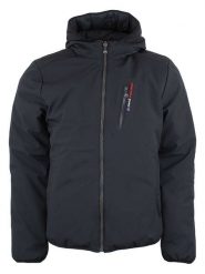 Peak Mountain Dwustronna kurtka "Colisee" w kolorze czarnym rozmiar: M. Czarne kurtki Peak Mountain, na zimę, m, bez wzorów, bez kaptura. Za 380.34 zł.