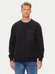 Brave Soul Bluza MSS-586KALK Czarny Regular Fit. Czarne bluzy Brave Soul, m, bez wzorów, z syntetyku, bez kaptura. Za 79.99 zł.