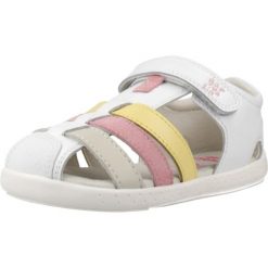 Sandały GARVALIN 262325G Biały. Białe sandały GARVALIN, ze skóry, bez zapięcia. Za 232.99 zł.