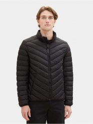Tom Tailor Kurtka puchowa 1036073 Czarny Regular Fit. Czarne kurtki Tom Tailor, m, bez wzorów, z puchu, bez kaptura. Za 339.99 zł.