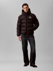 Calvin Klein Jeans kurtka pikowana Mężczyźni Sztuczne włókno czarny, XXL. Czarne kurtki Calvin Klein Jeans, m, bez wzorów, z jeansu, bez kaptura. Za 849.95 zł.