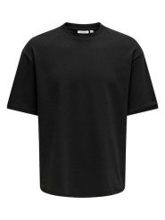 ONLY & SONS Koszulka w kolorze czarnym rozmiar: L. Czarne bezrękawniki Only & Sons, l, bez wzorów, bez kołnierzyka, bez ramiączek. Za 79.21 zł.