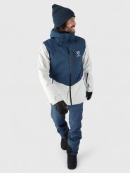 Brunotti Spodnie narciarskie "Huygens" w kolorze granatowym rozmiar: M. Niebieskie spodnie narciarskie i snowboardowe Brunotti, m, bez wzorów, narciarskie. Za 188.85 zł.