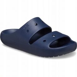 Klapki Dla Dorosłych Crocs Classic V2 Sandal. Niebieskie klapki Crocs, z materiału. Za 135.99 zł.