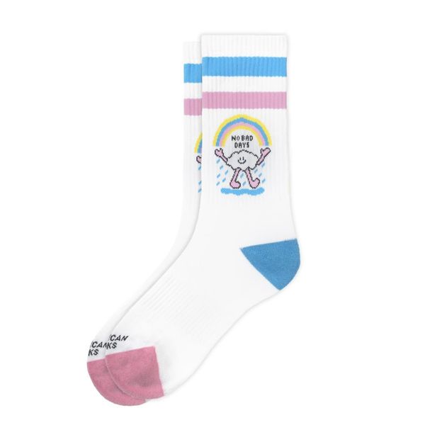 Skarpetki Calze American Socks No Bad Days. Skarpety AMERICAN SOCKS, bez wzorów. Za 80.37 zł.