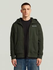 G-Star Bluza w kolorze ciemnozielonym rozmiar: M. Zielone bluzy G-Star, m, bez wzorów, z bawełny, bez kaptura. Za 180.49 zł.