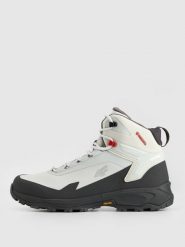 4F Wysokie buty trekkingowe ICE CRACKER z izolacją Primaloft męskie - szare 43. Szare buty trekkingowe 4F, na zimę, bez wzorów, z nylonu, przed kolano, bez zapięcia. Za 549.99 zł.