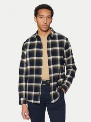 Tommy Jeans Koszula Check Flannel DM0DM20670 Granatowy Regular Fit. Niebieskie koszule Tommy Jeans, m, bez wzorów, z bawełny, bez kołnierzyka, bez ramiączek. Za 229.99 zł.