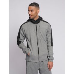 Bluza fitness męska Hummel hmltropper zip z kapturem. Szare bluzy z kapturem Hummel, bez wzorów, na fitness i siłownię. Za 285.50 zł.