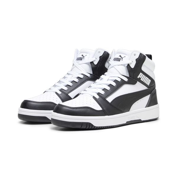 Trampki Męskie Skóra Rebound V6. Białe trampki Puma, m, bez wzorów, bez zapięcia. Za 269.00 zł.