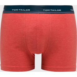 Tom Tailor Denim - Bokserki. Czerwone bokserki marki TOM TAILOR DENIM, bez wzorów, z bawełny. W wyprzedaży za 59.90 zł.