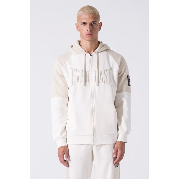 Bluza męska Everlast Neutrals Full Zip. Białe bluzy z kapturem EVERLAST, m, bez wzorów, z bawełny, z kapturem. Za 149.99 zł.