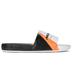 Męskie klapki K-Swiss SLIDE SNDL X MCLAREN WHITE/BLACK/PAPAYA-M (04422-196-M). Białe klapki K-SWISS. Za 169.00 zł.
