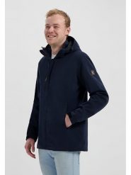 TRAVELIN' Kurtka funkcyjna "David" w kolorze granatowym rozmiar: XL. Niebieskie kurtki outdoor i hardshell Travelin', s, z aplikacjami, ze skóry, bez kaptura. Za 259.13 zł.