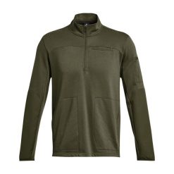 Bluza męska Under Armour Tactical Rival Job Fleece 1/4 Zip. Zielone bluzy Under Armour, m, bez wzorów, bez kaptura. Za 219.99 zł.