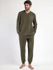 Admas Piżama w kolorze khaki rozmiar: L. Brązowe piżamy admas, l, bez wzorów, bez ramiączek. Za 165.99 zł.