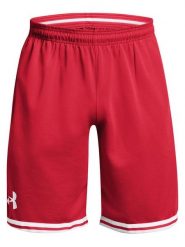 Under Armour Szorty sportowe "Perimeter" w kolorze czerwonym rozmiar: XL. Czerwone krótkie spodenki sportowe Under Armour, xl, bez wzorów, z materiału. Za 113.63 zł.