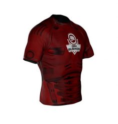 Koszulka kompresyjna Cyborg Rashguard DBX Bushido More Dry. Białe odzież kompresyjna DBX BUSHIDO, l, bez wzorów, z elastanu, na fitness i siłownię. Za 149.00 zł.