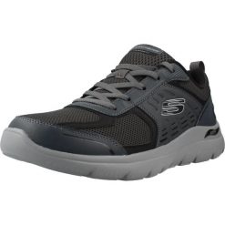 Buty SKECHERS ARCH FIT SUMMITS - LEEGE Szary. Szare buty turystyczne Skechers, bez wzorów, z materiału, bez zapięcia, na fitness i siłownię. Za 302.99 zł.